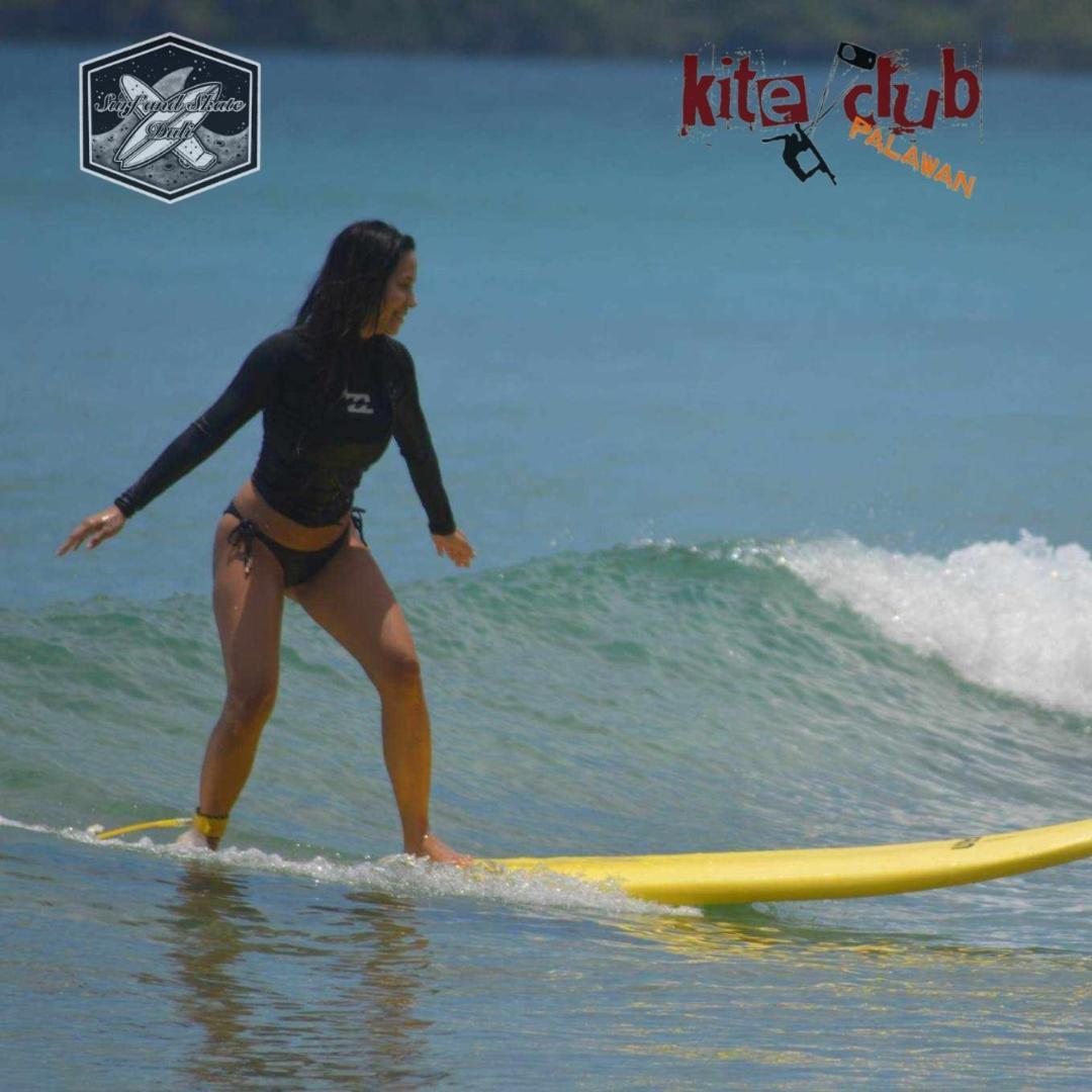 Surf And Skate Duli El Nido By Kiteclub Palawan Pansiyon Dış mekan fotoğraf