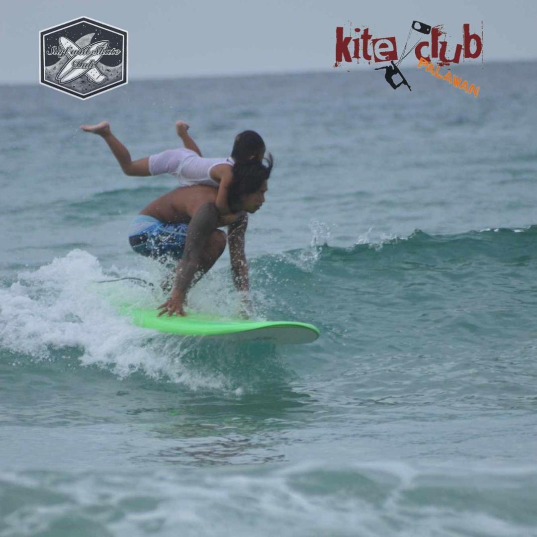 Surf And Skate Duli El Nido By Kiteclub Palawan Pansiyon Dış mekan fotoğraf