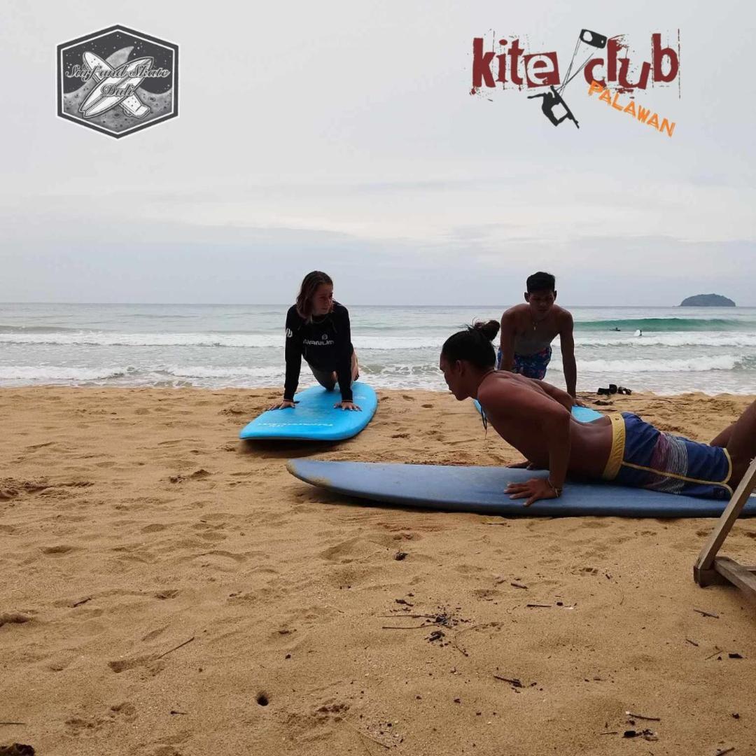 Surf And Skate Duli El Nido By Kiteclub Palawan Pansiyon Dış mekan fotoğraf