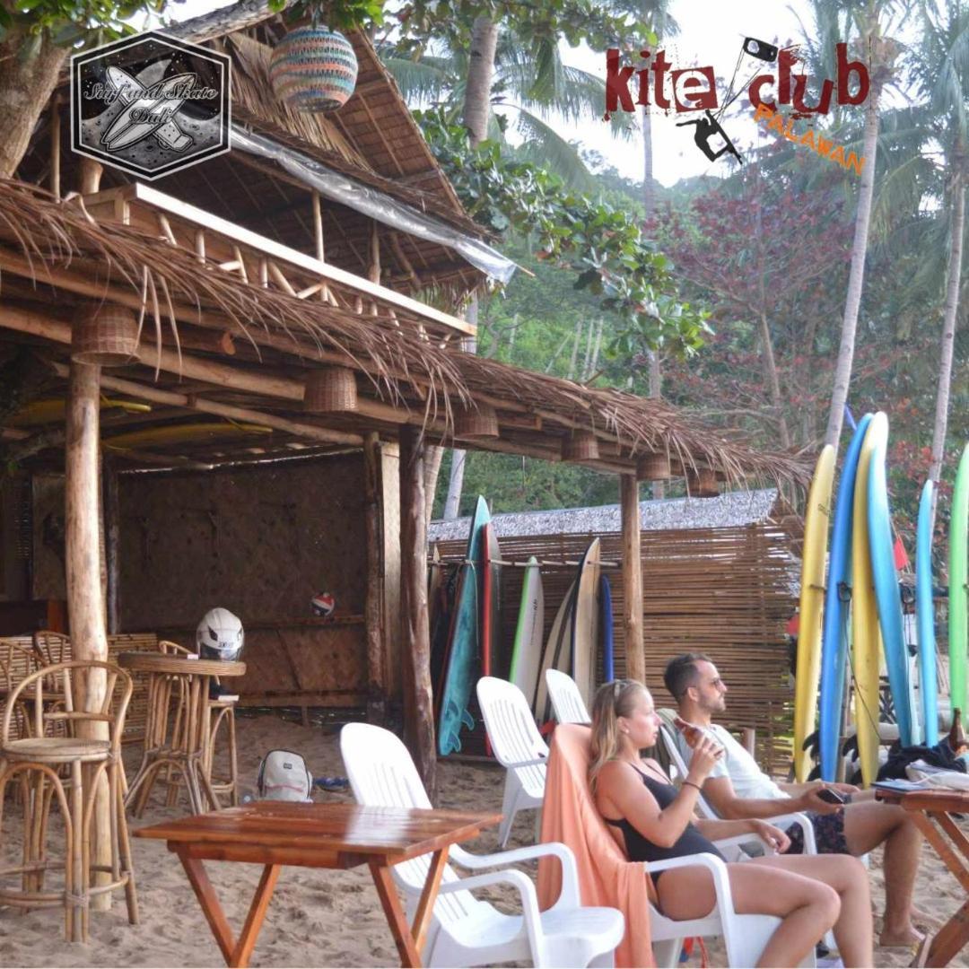 Surf And Skate Duli El Nido By Kiteclub Palawan Pansiyon Dış mekan fotoğraf